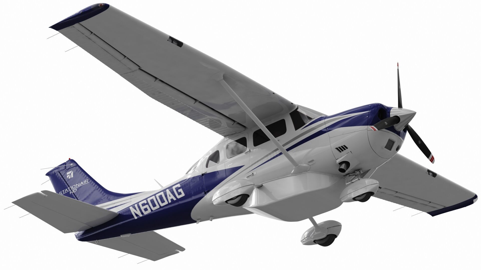 Cessna T206H Stationair HD 3D model_11