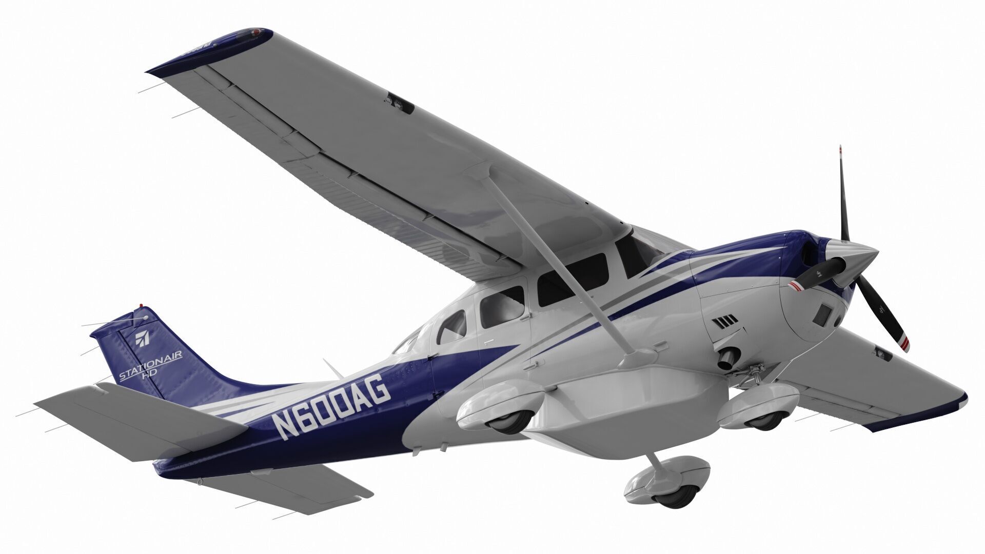Cessna T206H Stationair HD 3D model_19