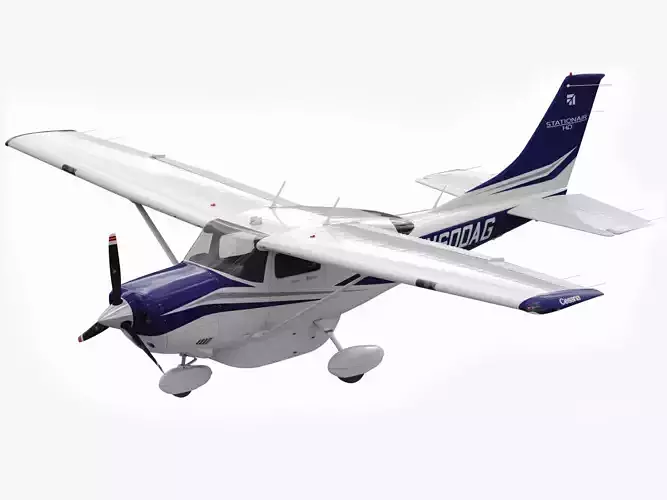 Cessna T206H Stationair HD 3D model