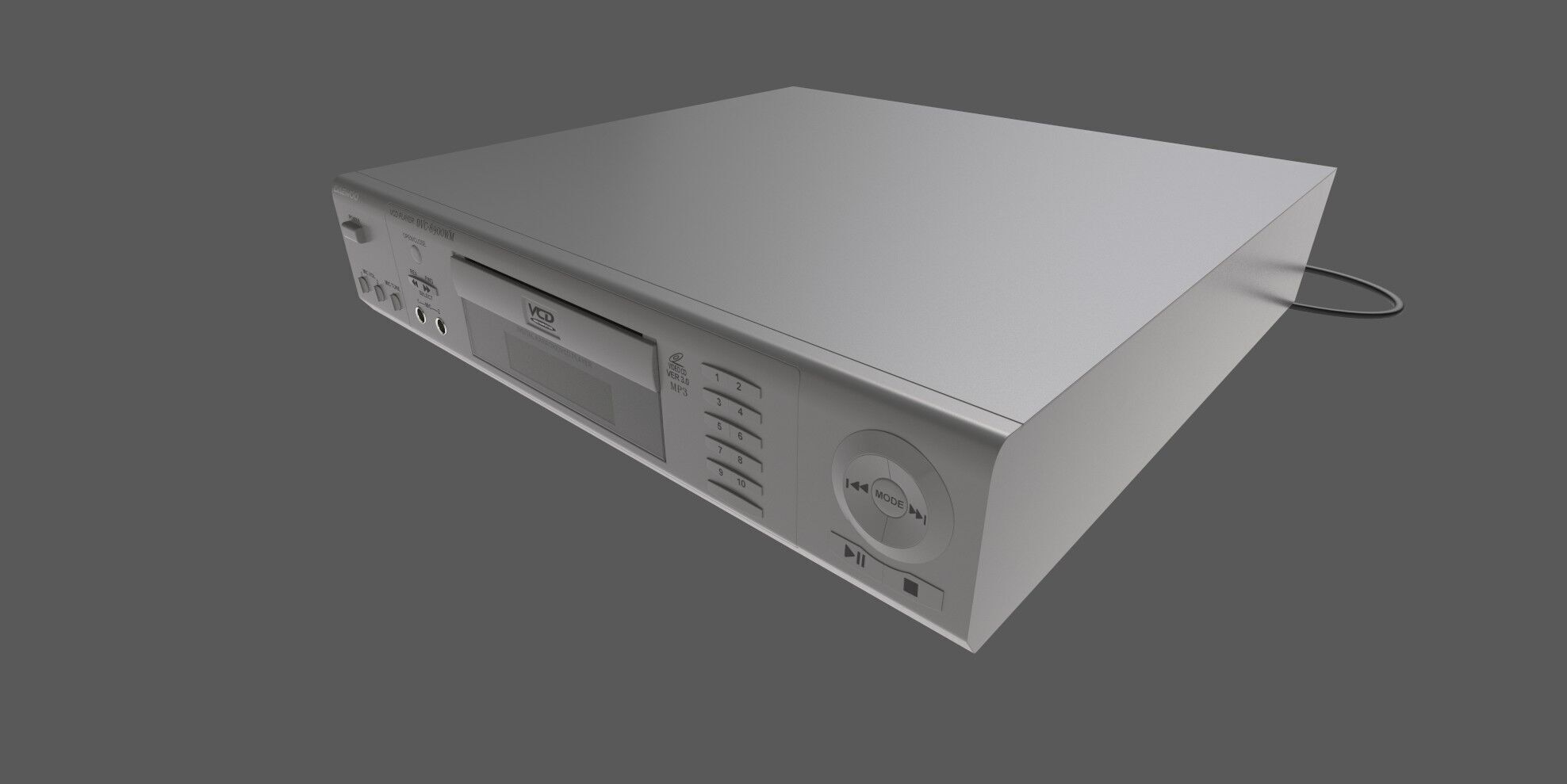 Vcd player 3D model_2