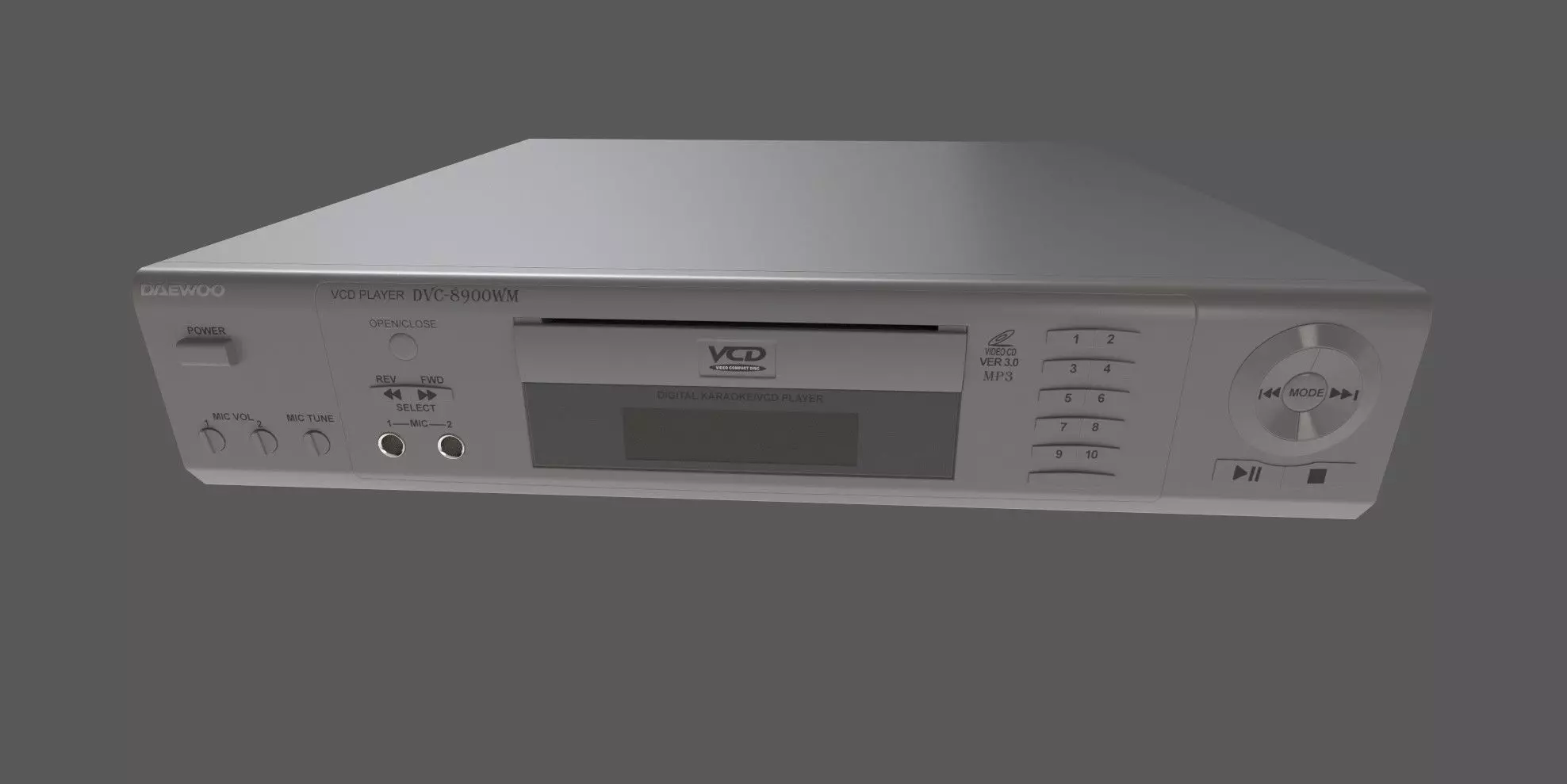 Vcd player 3D model_0