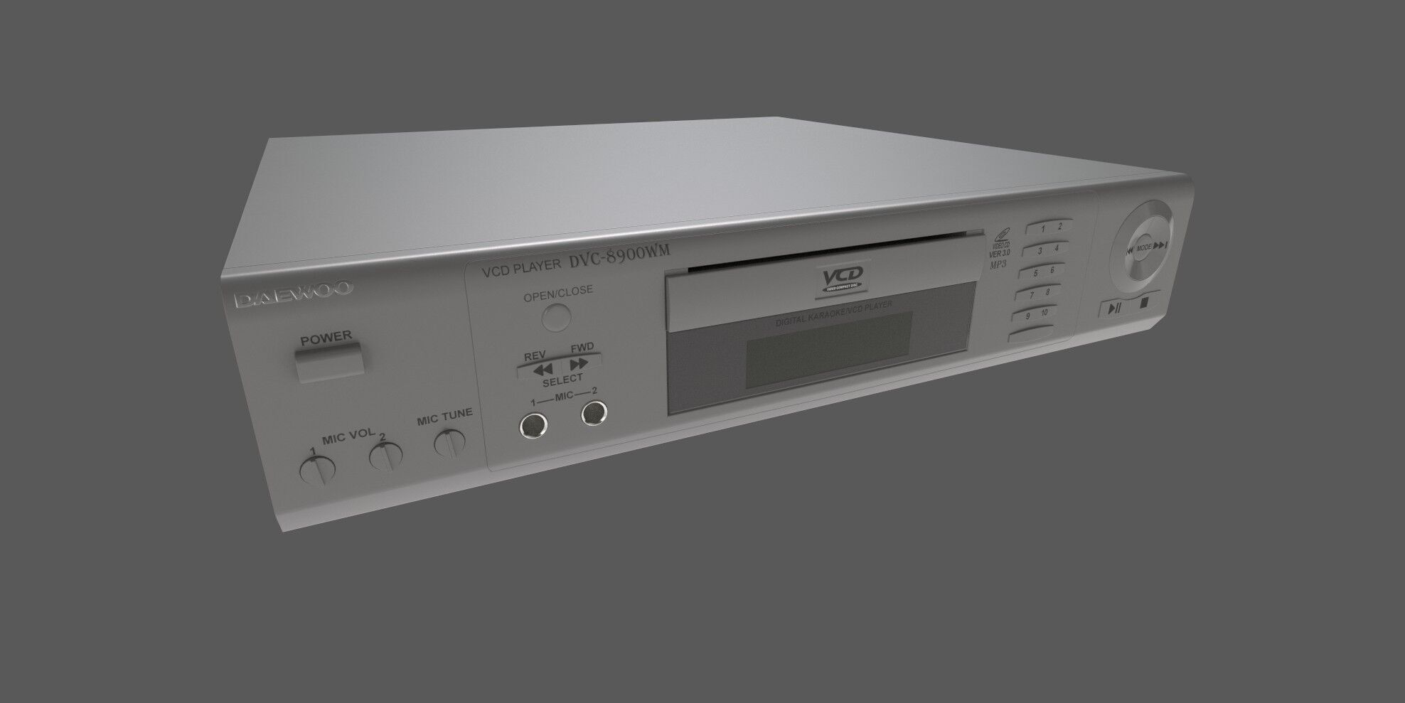 Vcd player 3D model_14