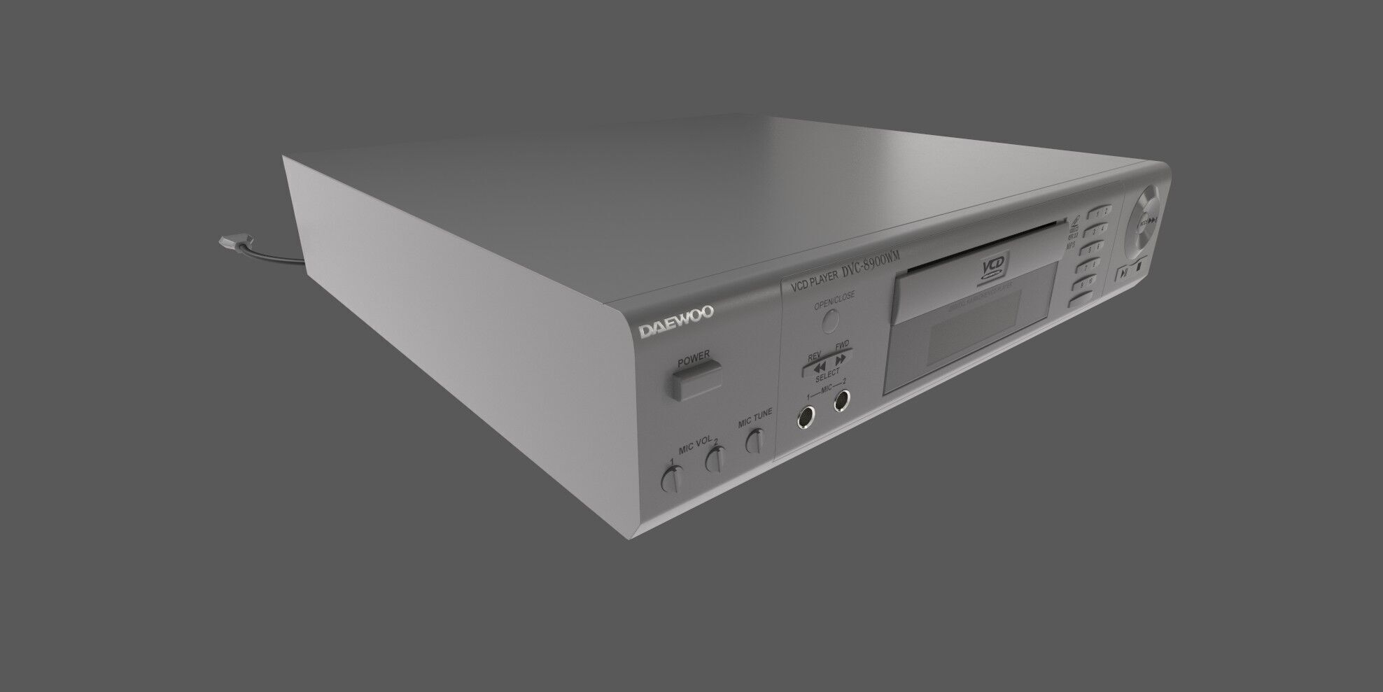 Vcd player 3D model_12