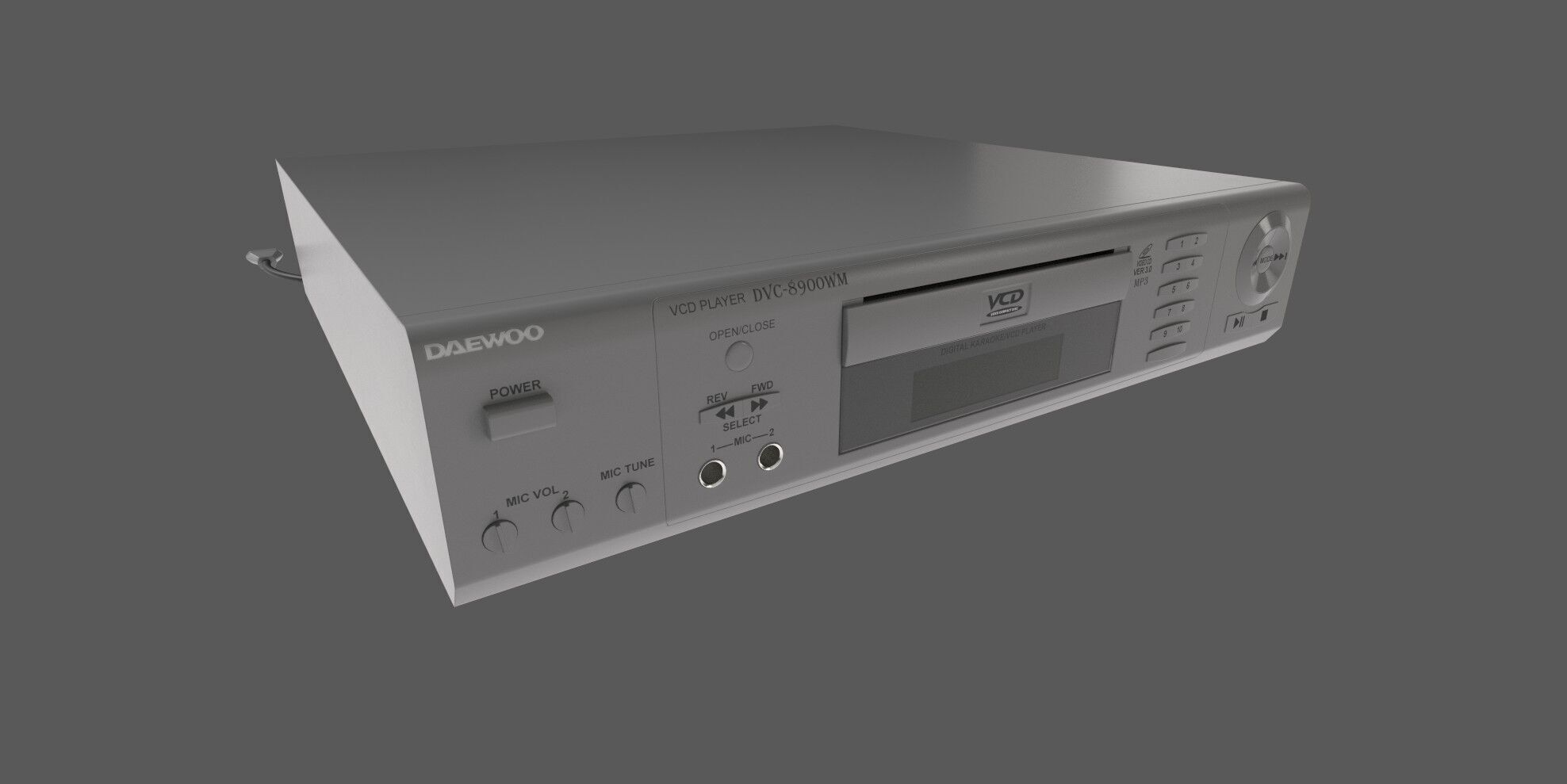 Vcd player 3D model_13