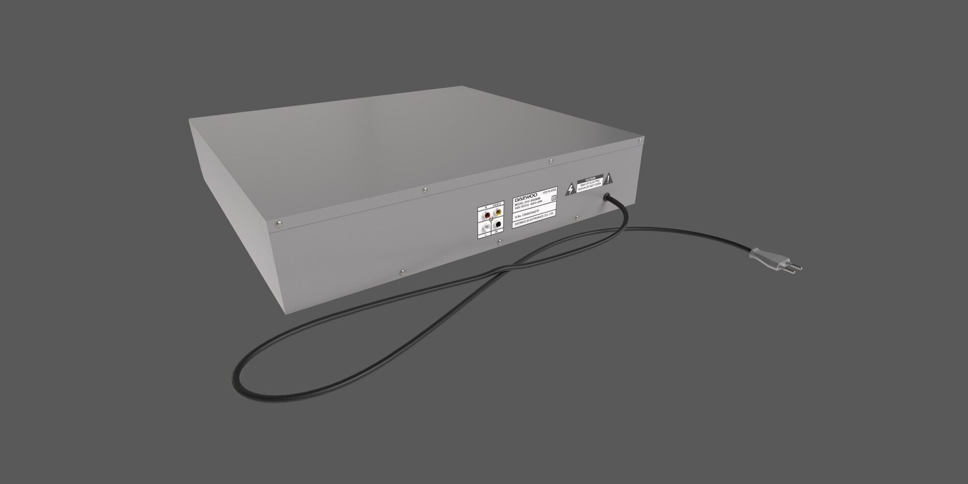 Vcd player 3D model_6