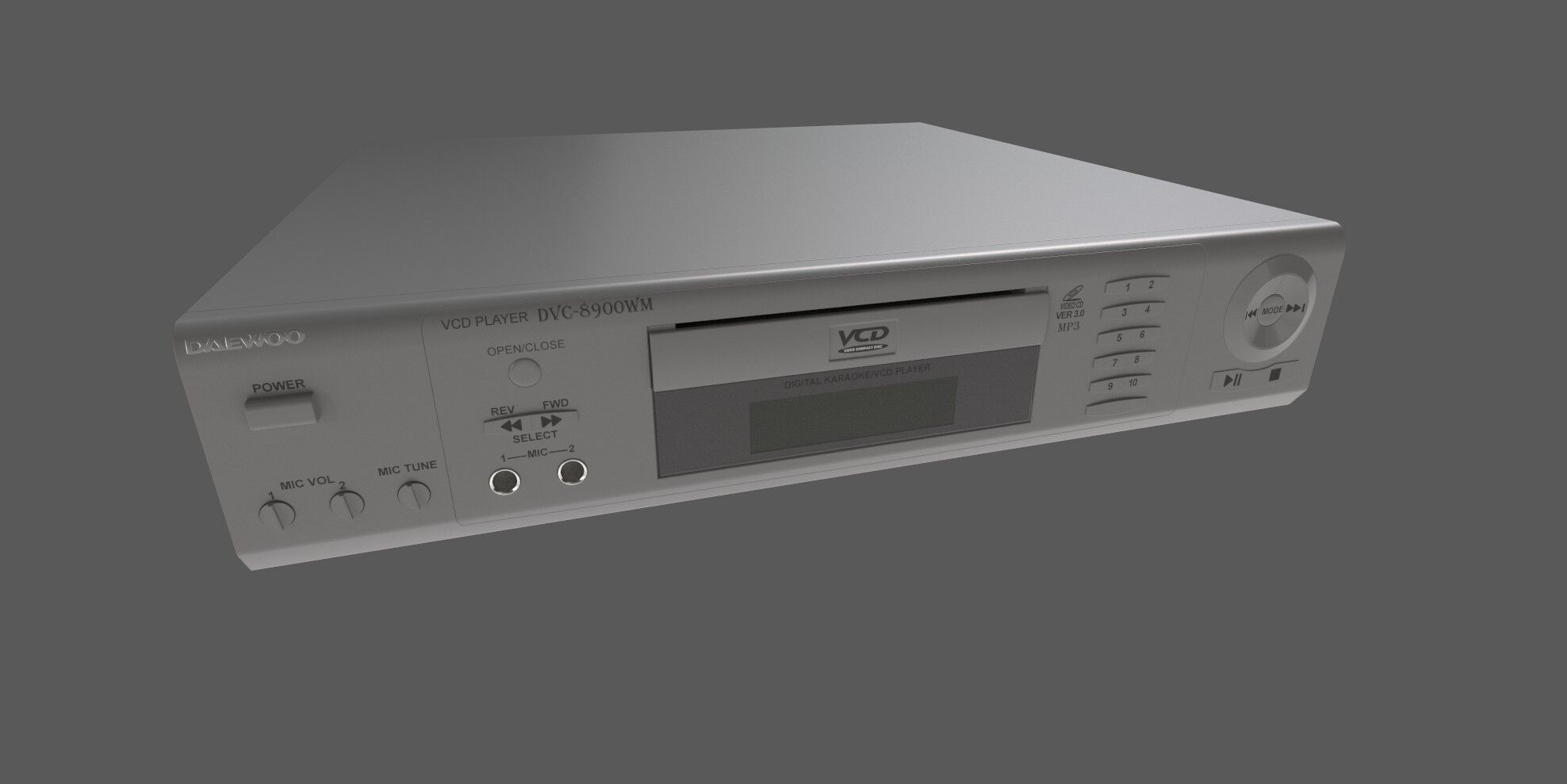 Vcd player 3D model_15