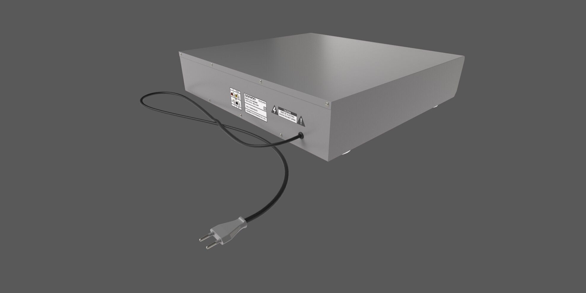Vcd player 3D model_9