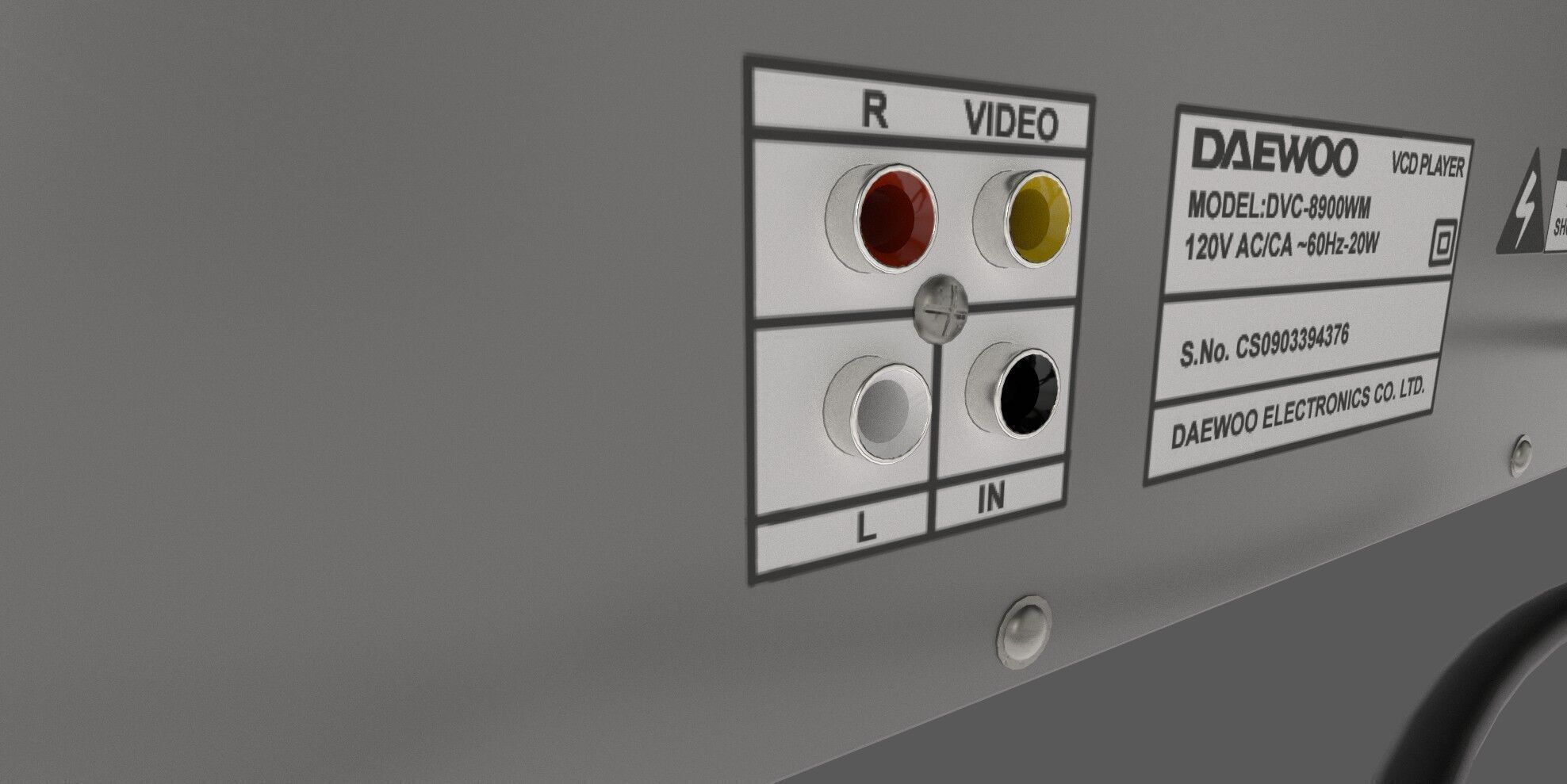 Vcd player 3D model_19