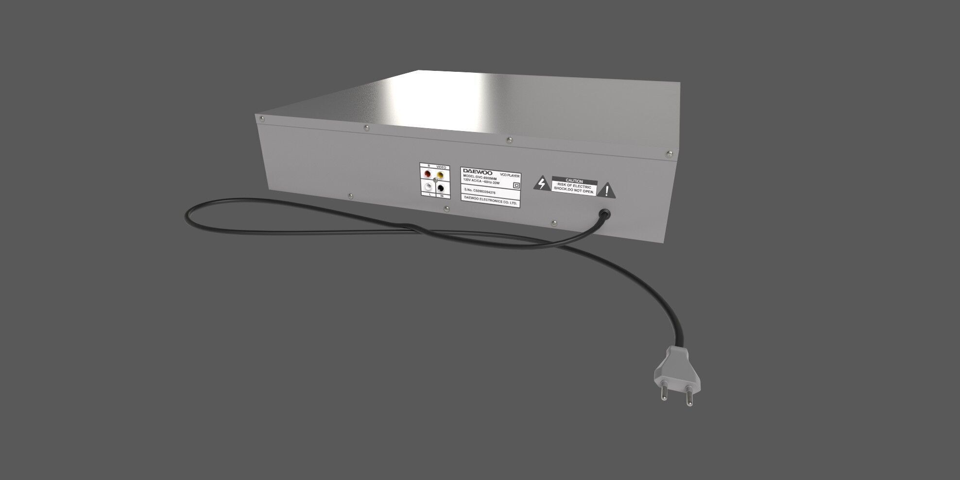 Vcd player 3D model_8