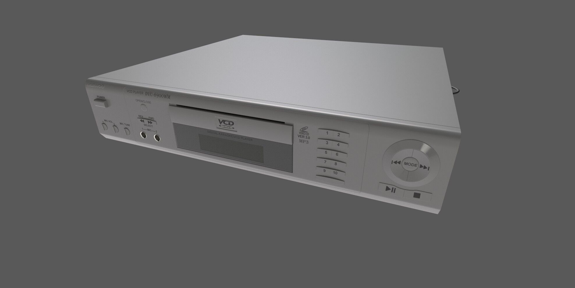 Vcd player 3D model_1
