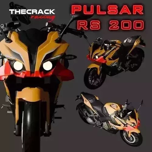 Winglet  Spoiler Pulsar  RS 200  Bajaj 