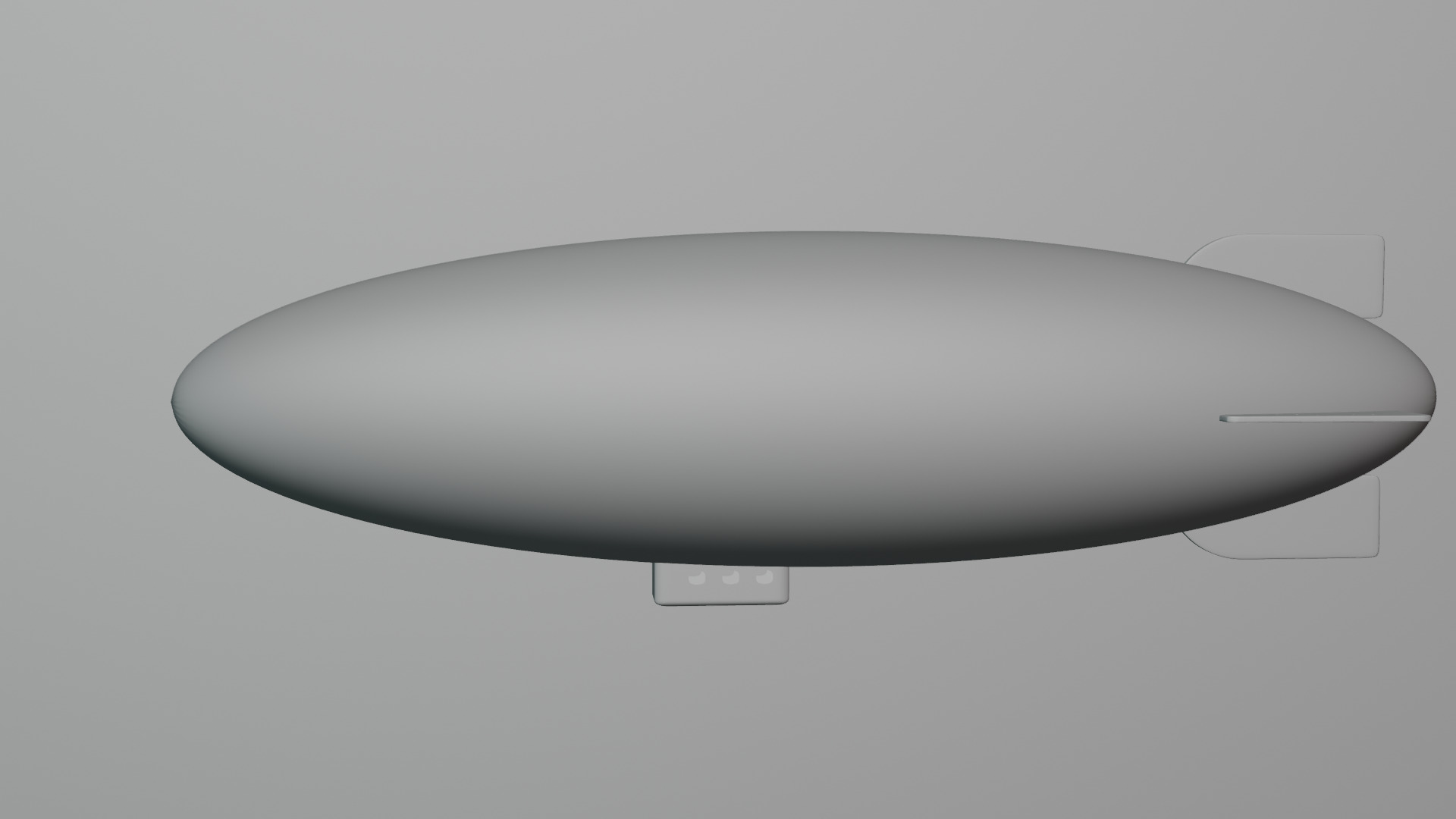 Blimp Airship 3D model 3D model_1