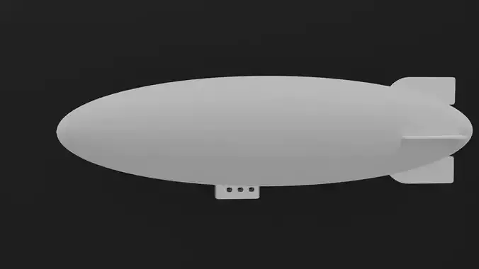 Blimp Airship 3D model