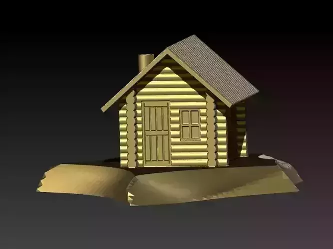 LOG CABIN PENDANT NECKLACE CHARM BRACELET JEWELRY