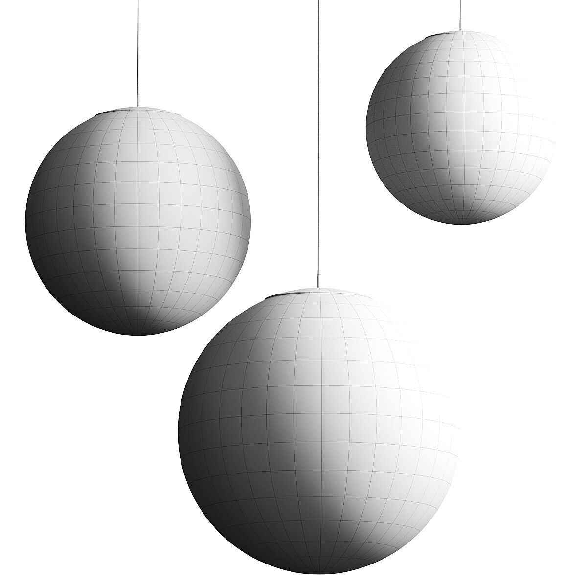 Cangini  Tucci Pit Pendant Lamps 3D model_4