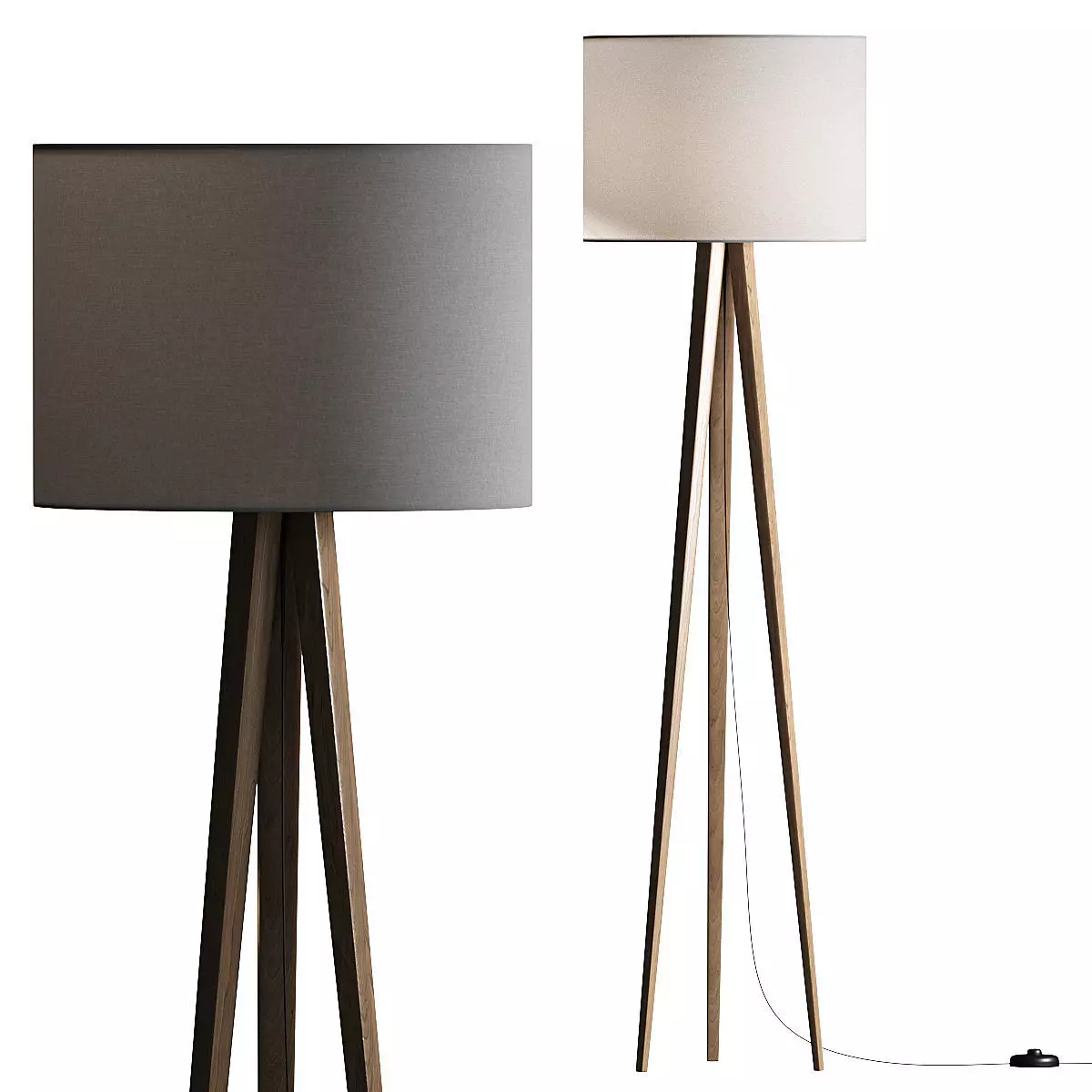Domus Sten Linum Floor Lamp 3D model_0