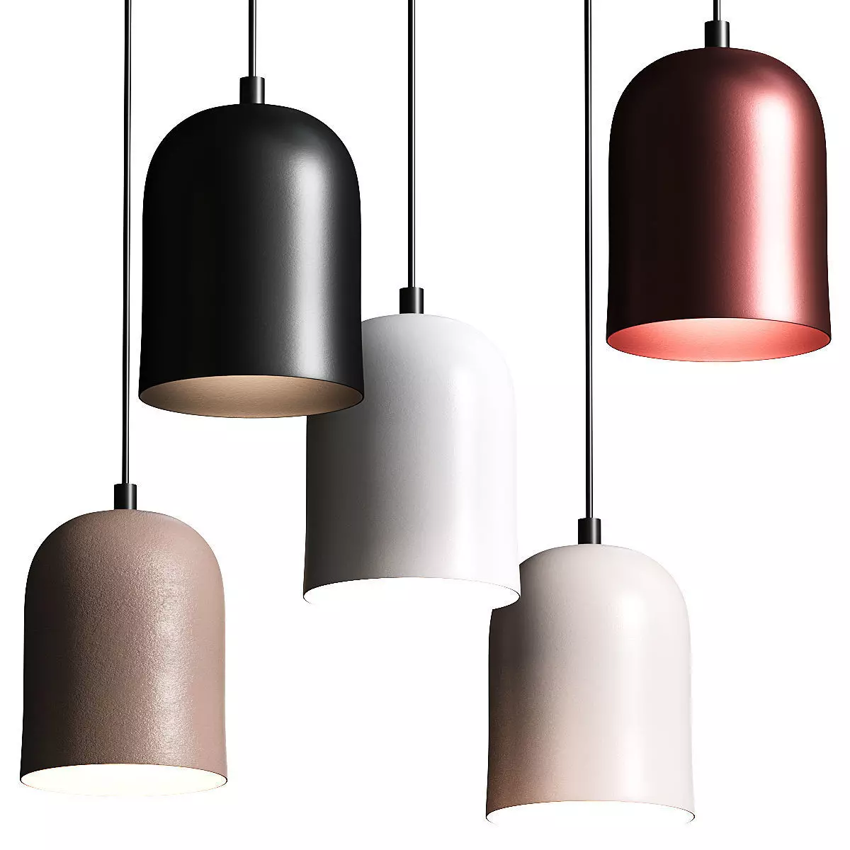 Aromas del Campo Copo Pendant Lamp 3D model_0