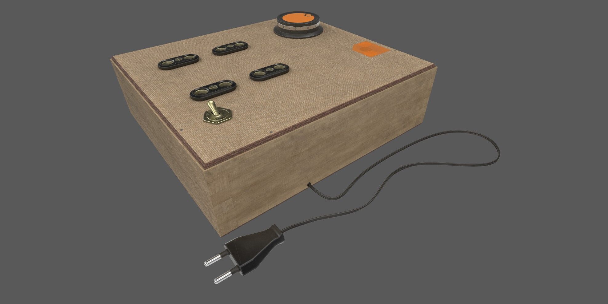 synth box 3D model_8