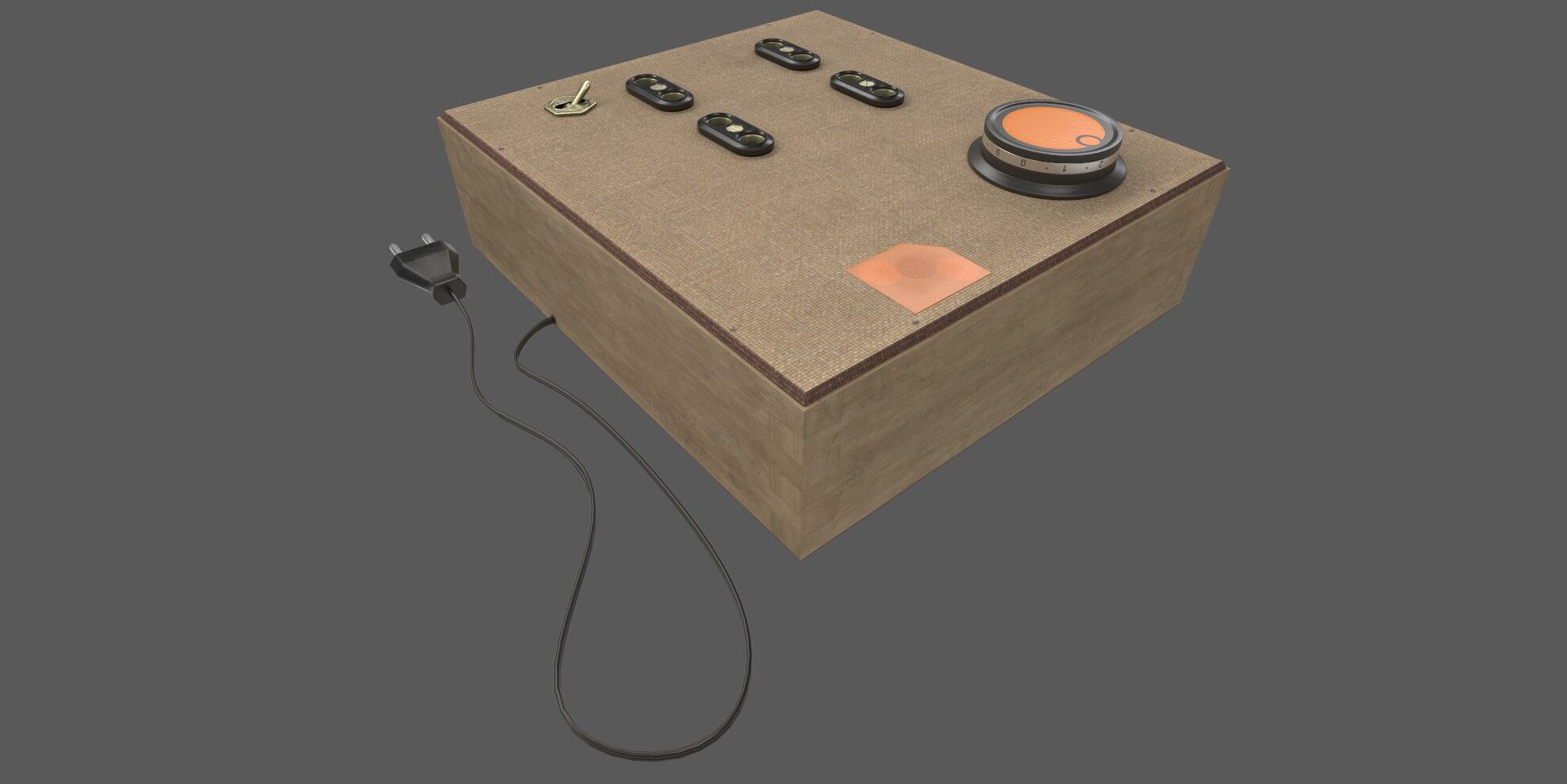 synth box 3D model_12