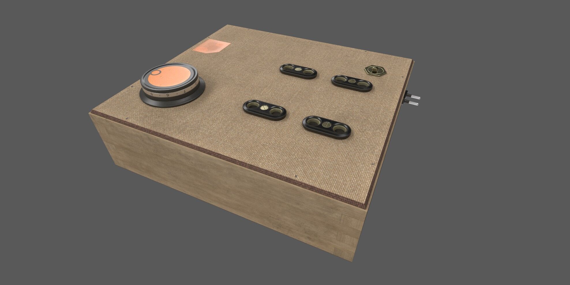 synth box 3D model_1