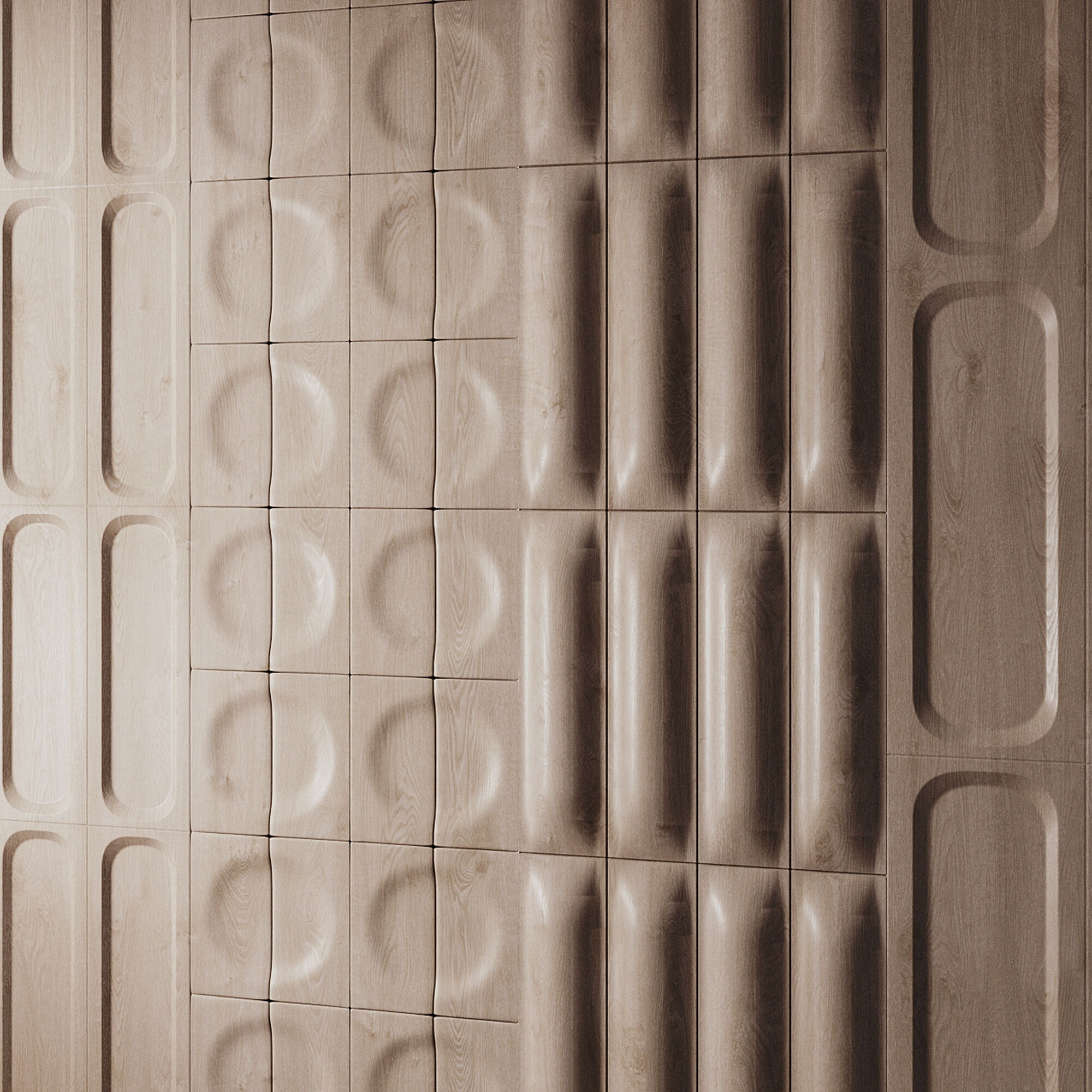 Headboard 3d Wall Panel 2 3D model_4