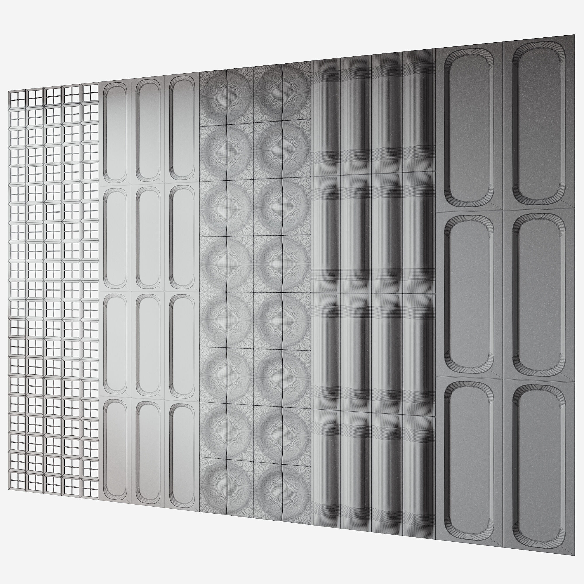 Headboard 3d Wall Panel 2 3D model_6