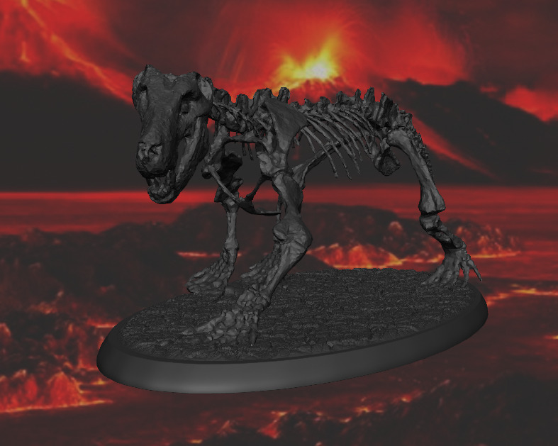 Fossil Inostracevia  3D print model_1