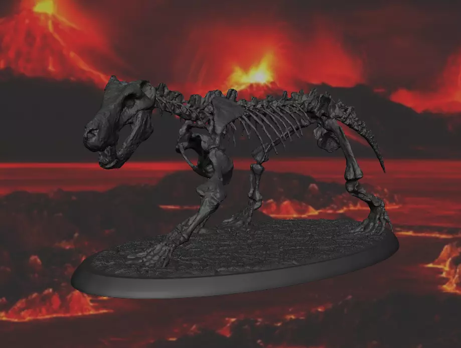 Fossil Inostracevia  3D print model_0