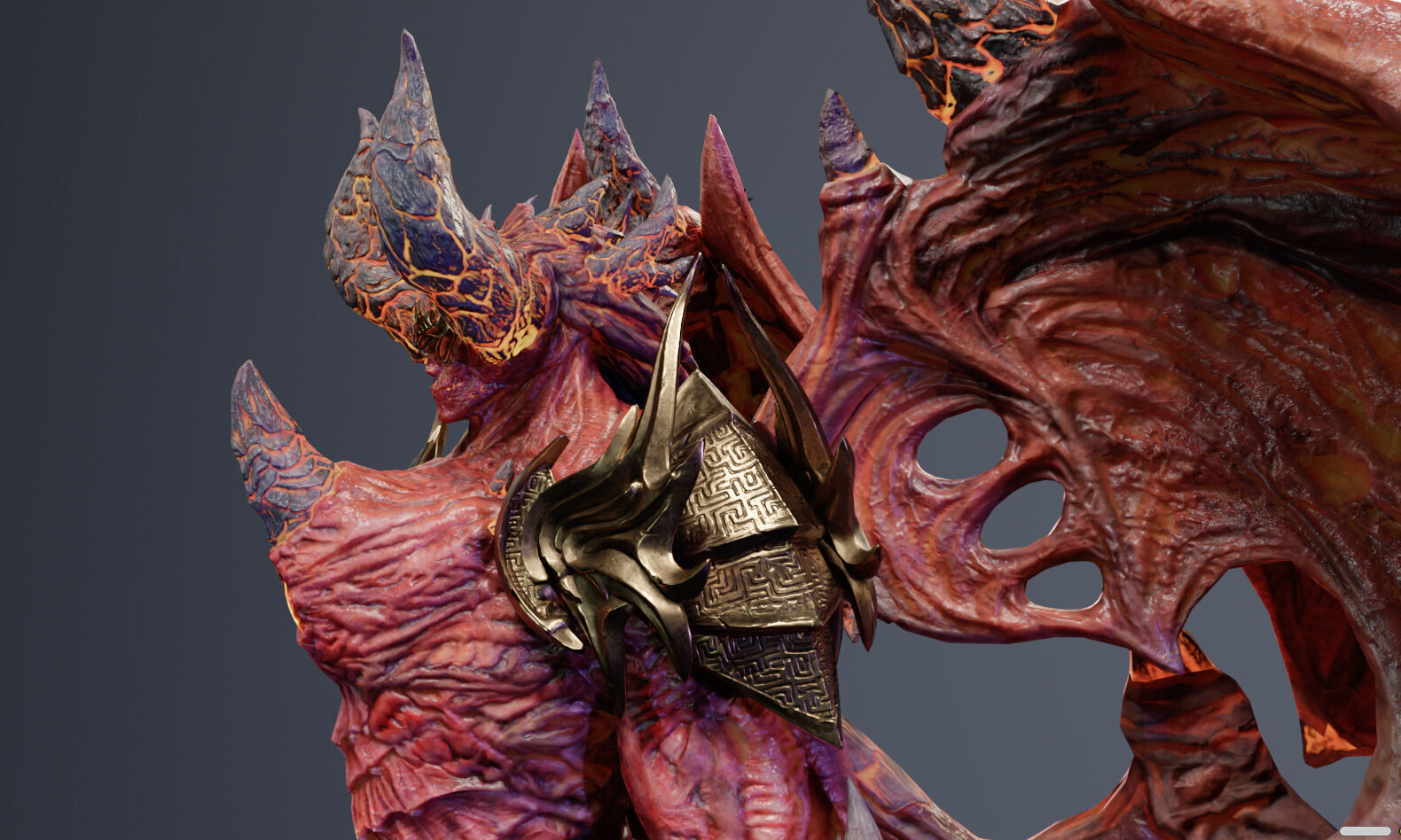 Demon Lord Low-poly 3D model_16