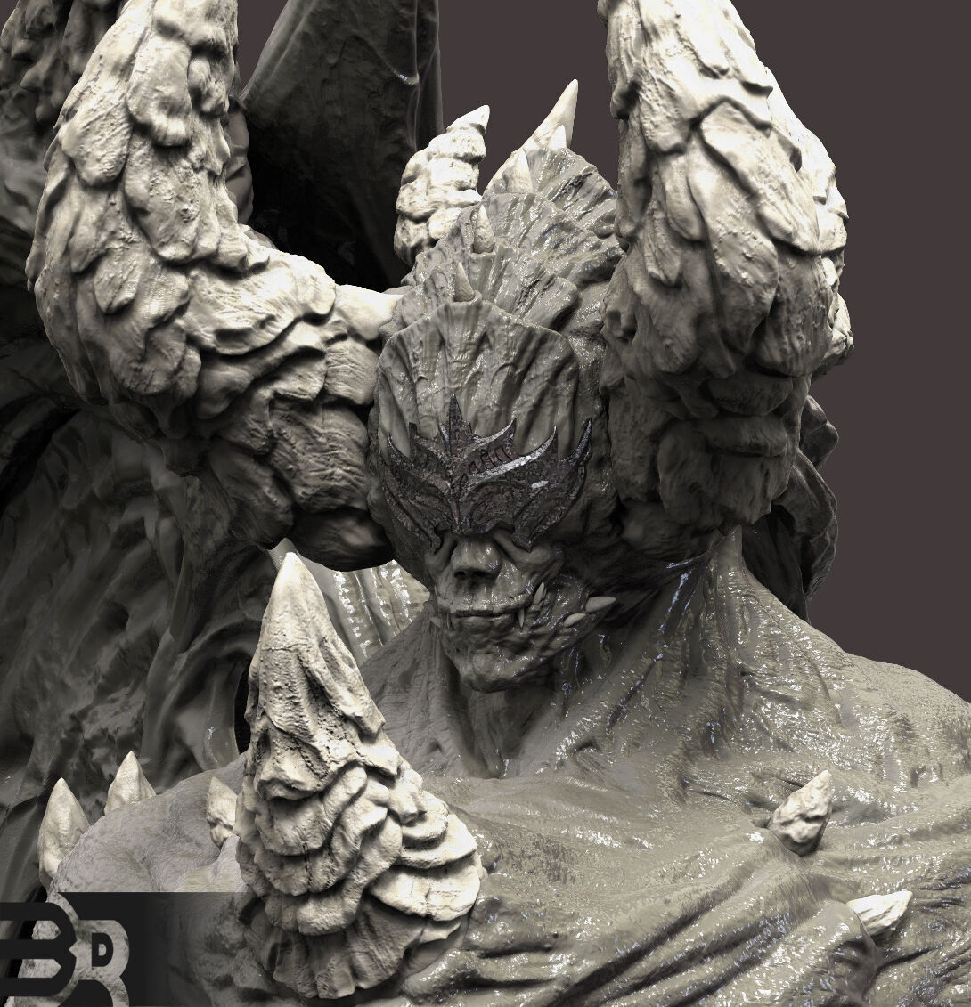 Demon Lord Low-poly 3D model_26