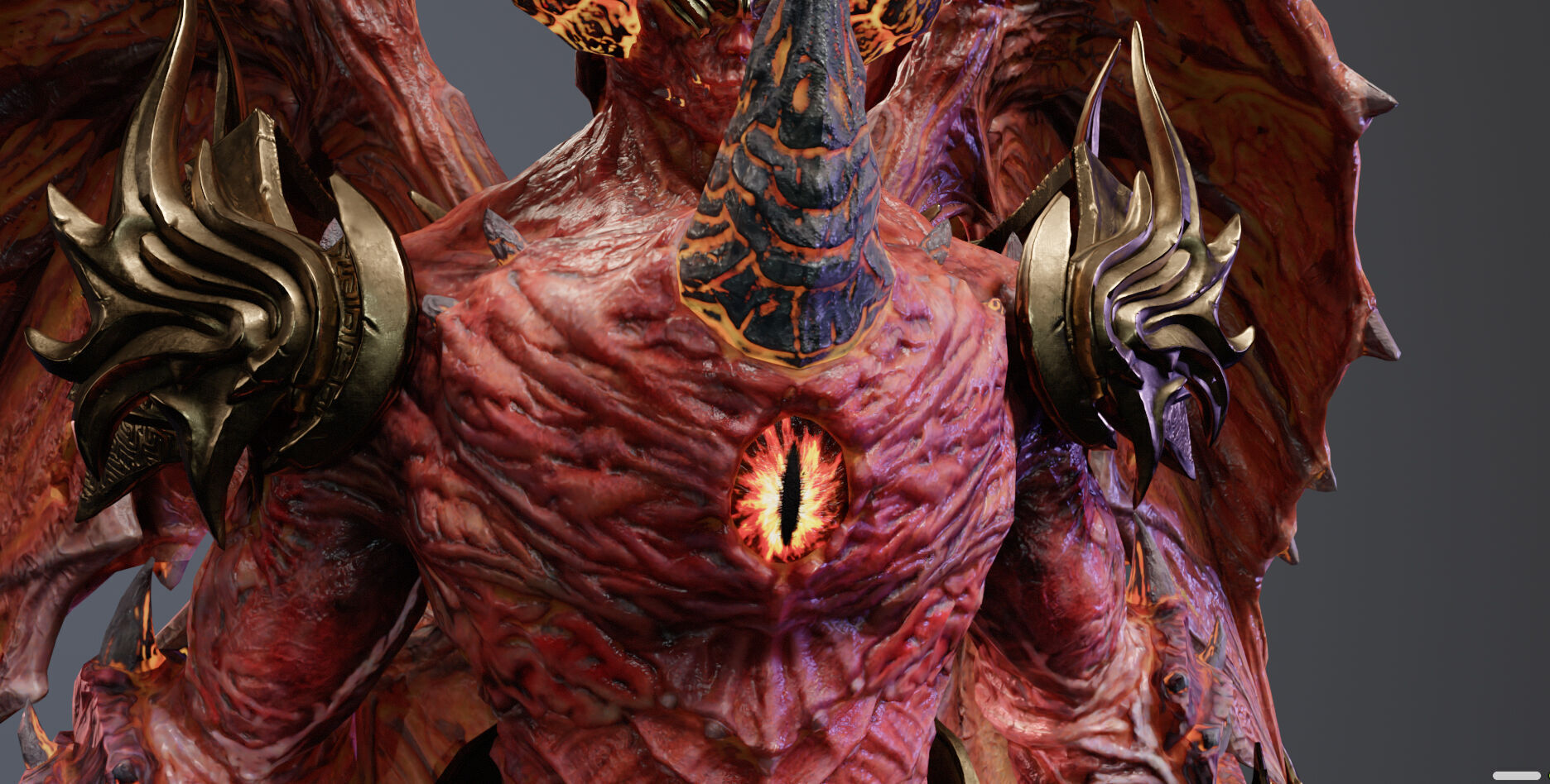 Demon Lord Low-poly 3D model_11