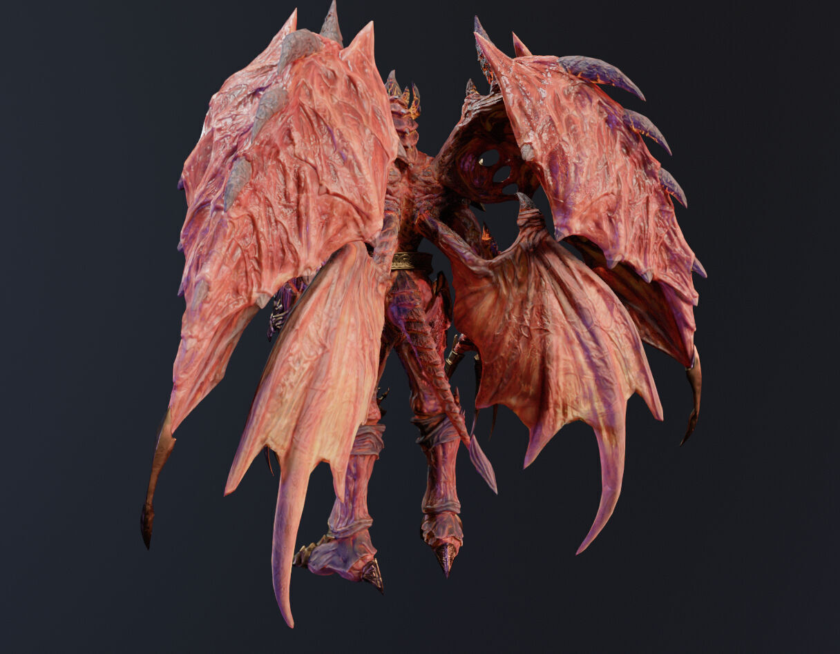 Demon Lord Low-poly 3D model_18