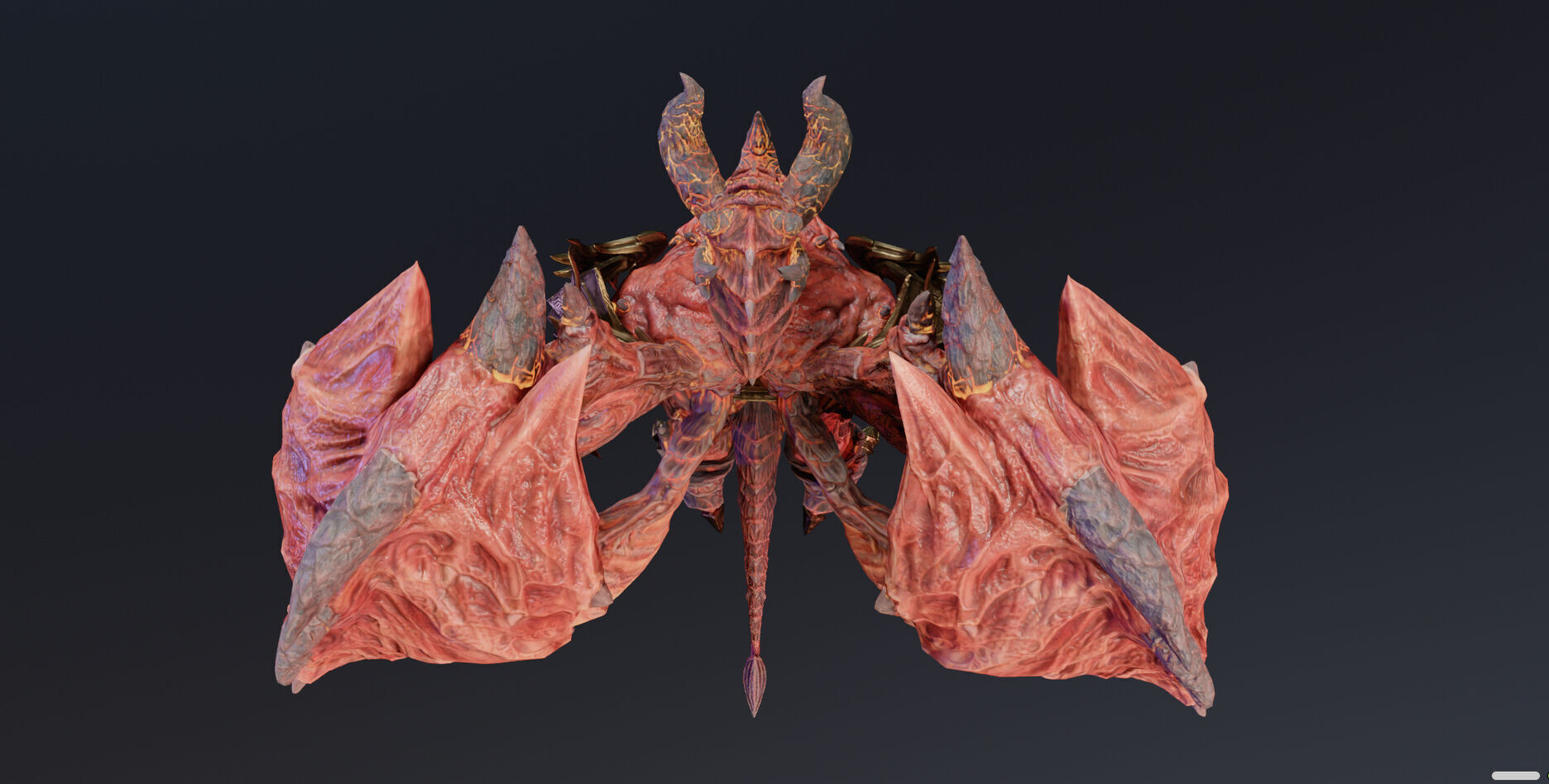 Demon Lord Low-poly 3D model_12
