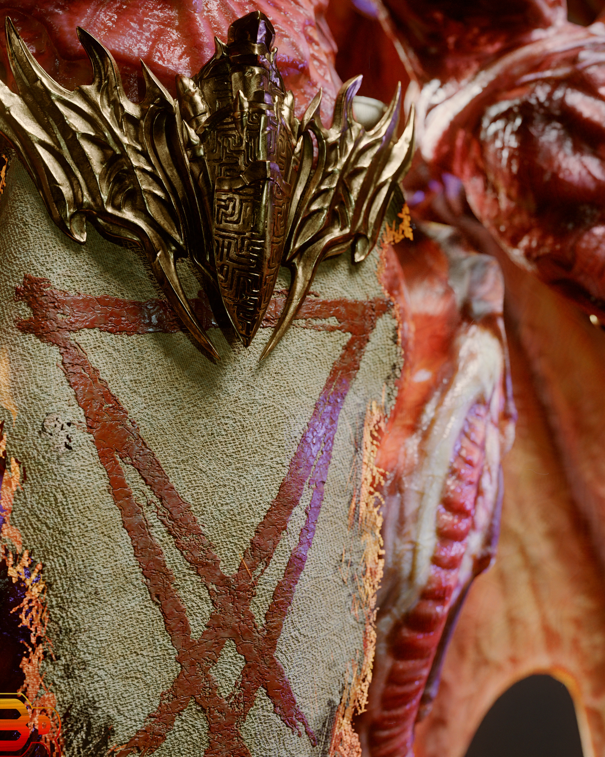 Demon Lord Low-poly 3D model_9