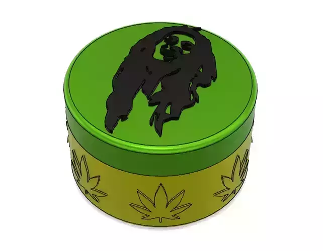 Bob Marley Trippy Box 3D print model