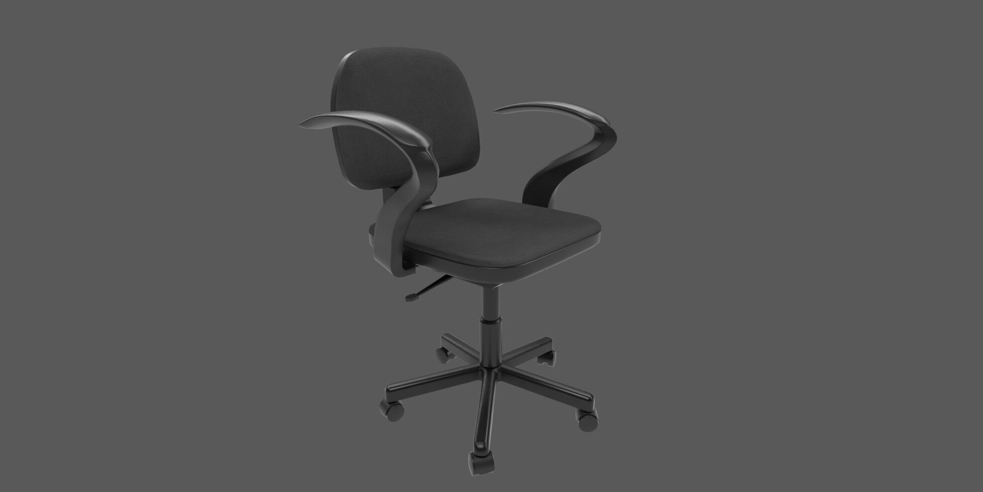 Office chair 3D model_15