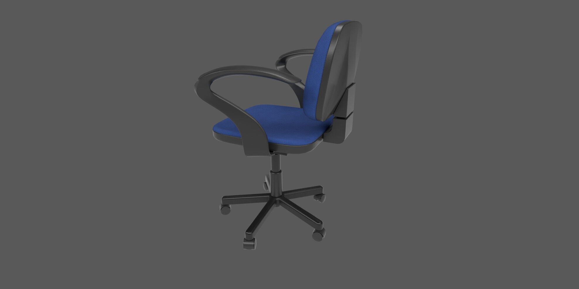 Office chair 3D model_2