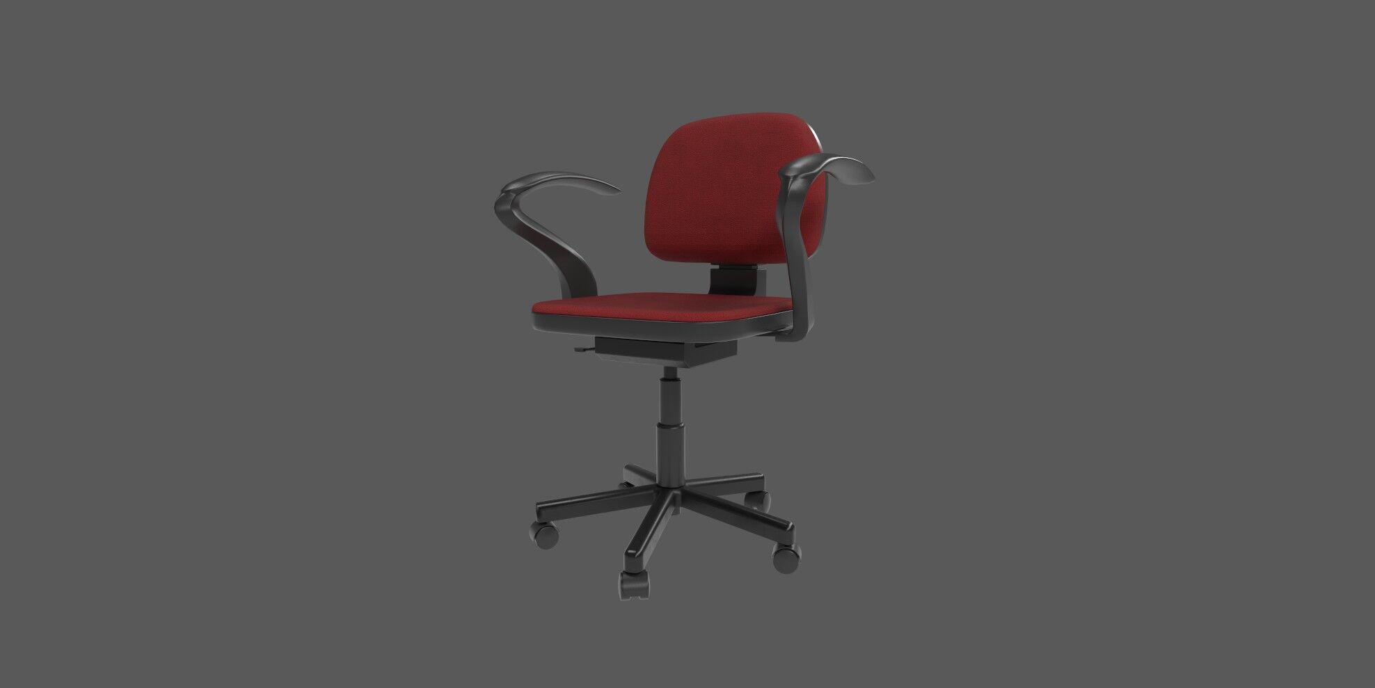 Office chair 3D model_8