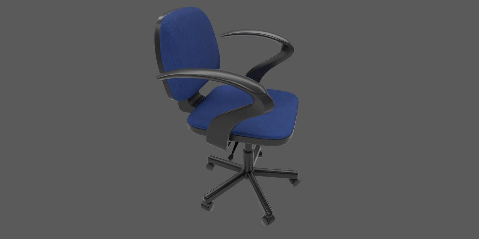 Office chair 3D model_5