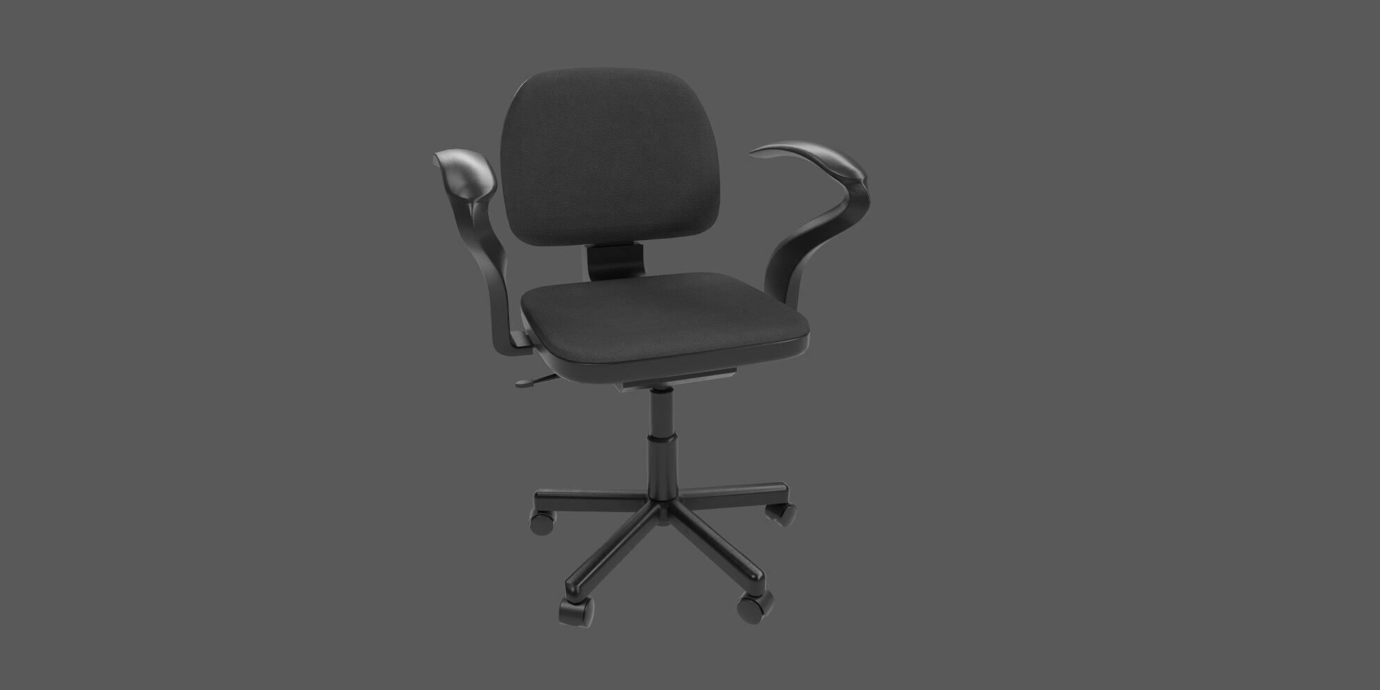 Office chair 3D model_16