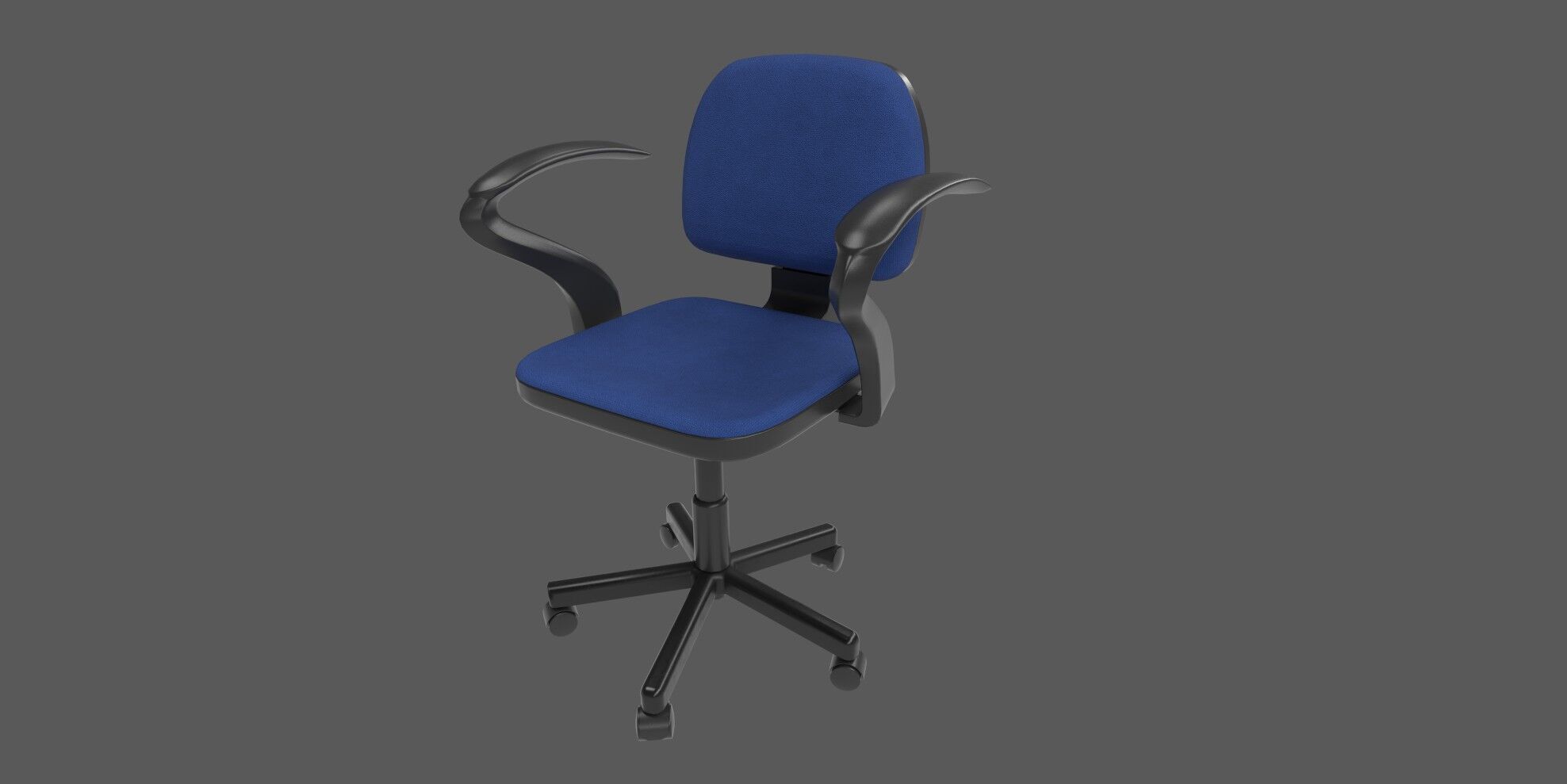 Office chair 3D model_1