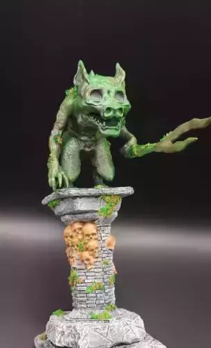 Imp Wolf STL Figure 3D Printing - Elden Ring Dark Souls Inspired