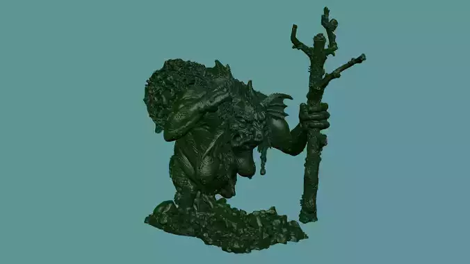 Dungeon and Dragons - Troll Hag 3D print model