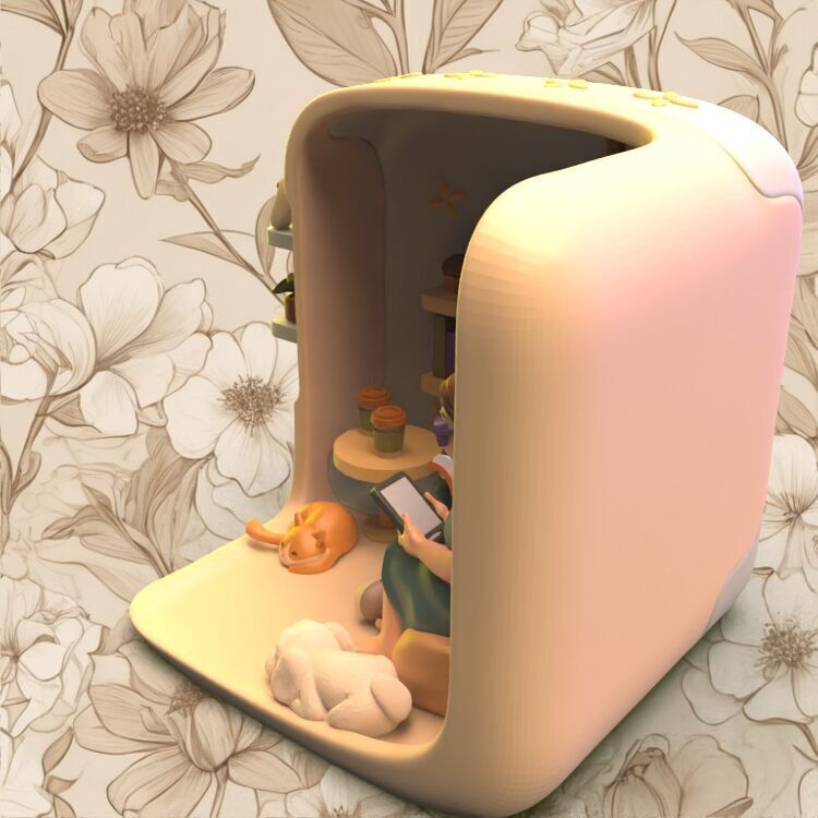 Hipster Dream House 3D print model_3