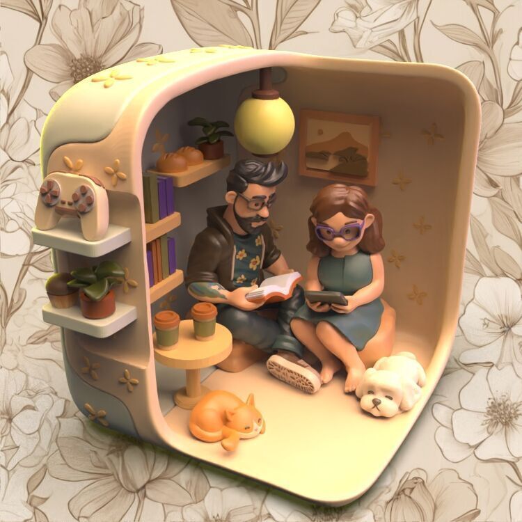 Hipster Dream House 3D print model_10