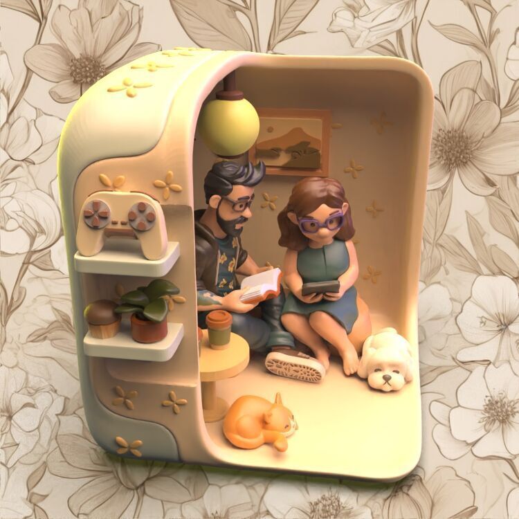 Hipster Dream House 3D print model_7