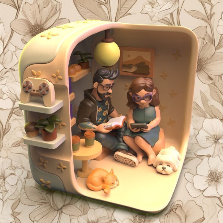 Hipster Dream House 3D print model_2