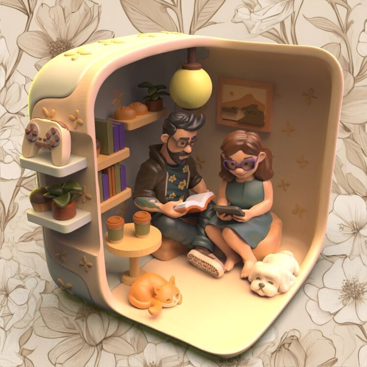 Hipster Dream House 3D print model_11