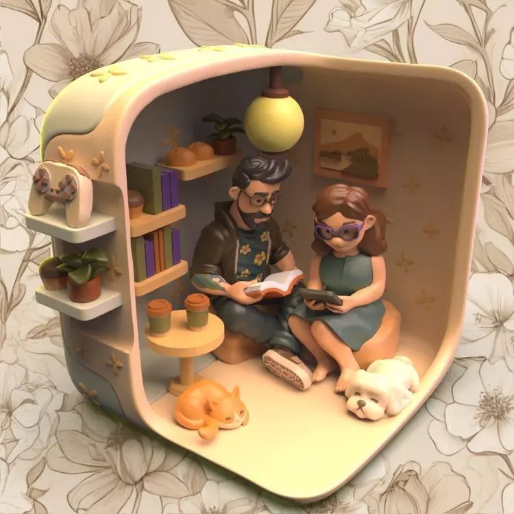 Hipster Dream House 3D print model_0