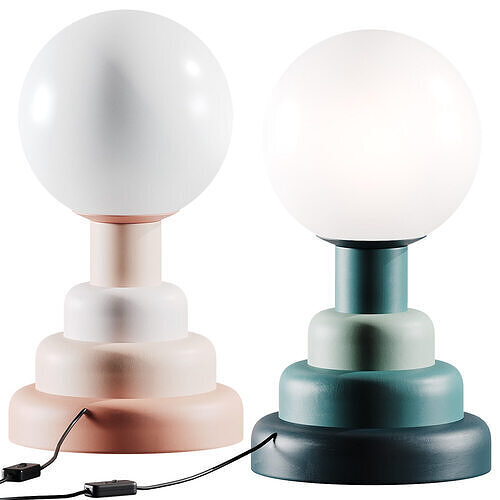 Crate and Kids Henley Table Lamp 3D model